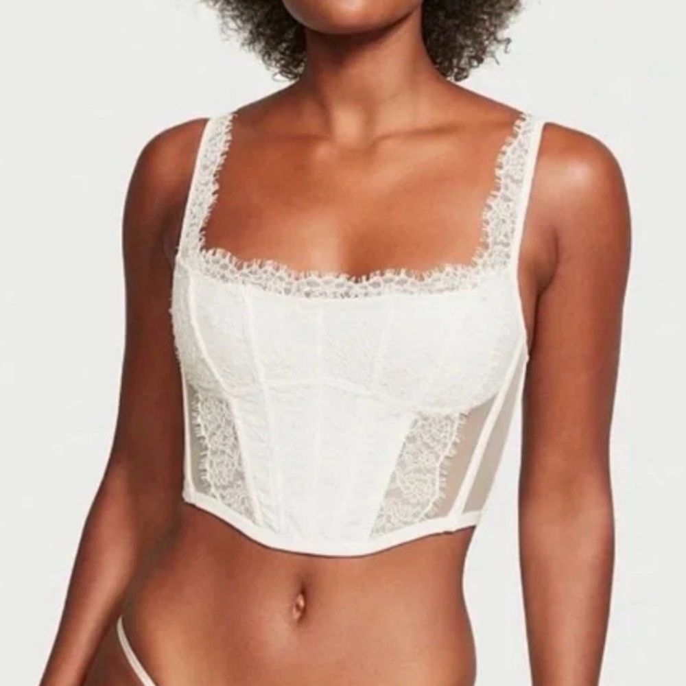 NWT Victorias Secret Dream Angels Lace Corset Size Small DD